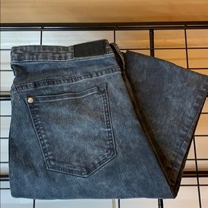H&M Jeans Black Grey Wash Skinny Low Waist